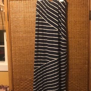 Darling LOFT Navy & white cotton maxi skirt sizeXS